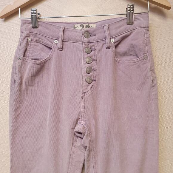 We The Free Corduroy Pants Size 24 Used Lavender Skinny Purple Womens Sun Chaser - Picture 2 of 13